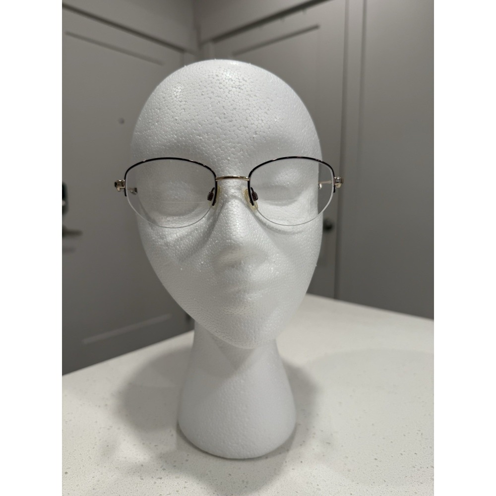 Sophia Loren M304 Zyloware 168 Eyeglasses Frames Only Brown Gold 50-19-135 - Picture 1 of 7